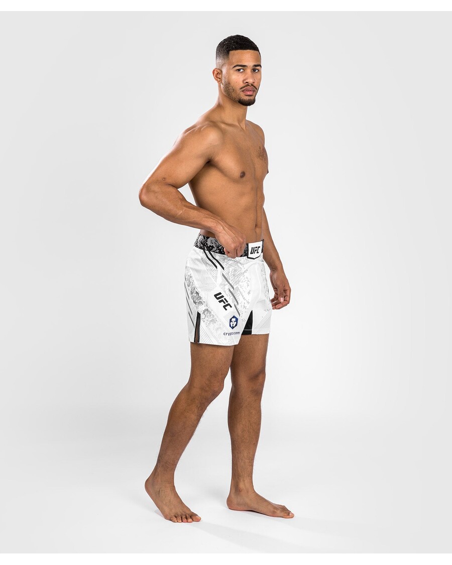 Ufc Adrenaline By Venum Autentsed Võitlusõhtud Meeste Võitluspüksid - Lühikesed Püksid - Valged
