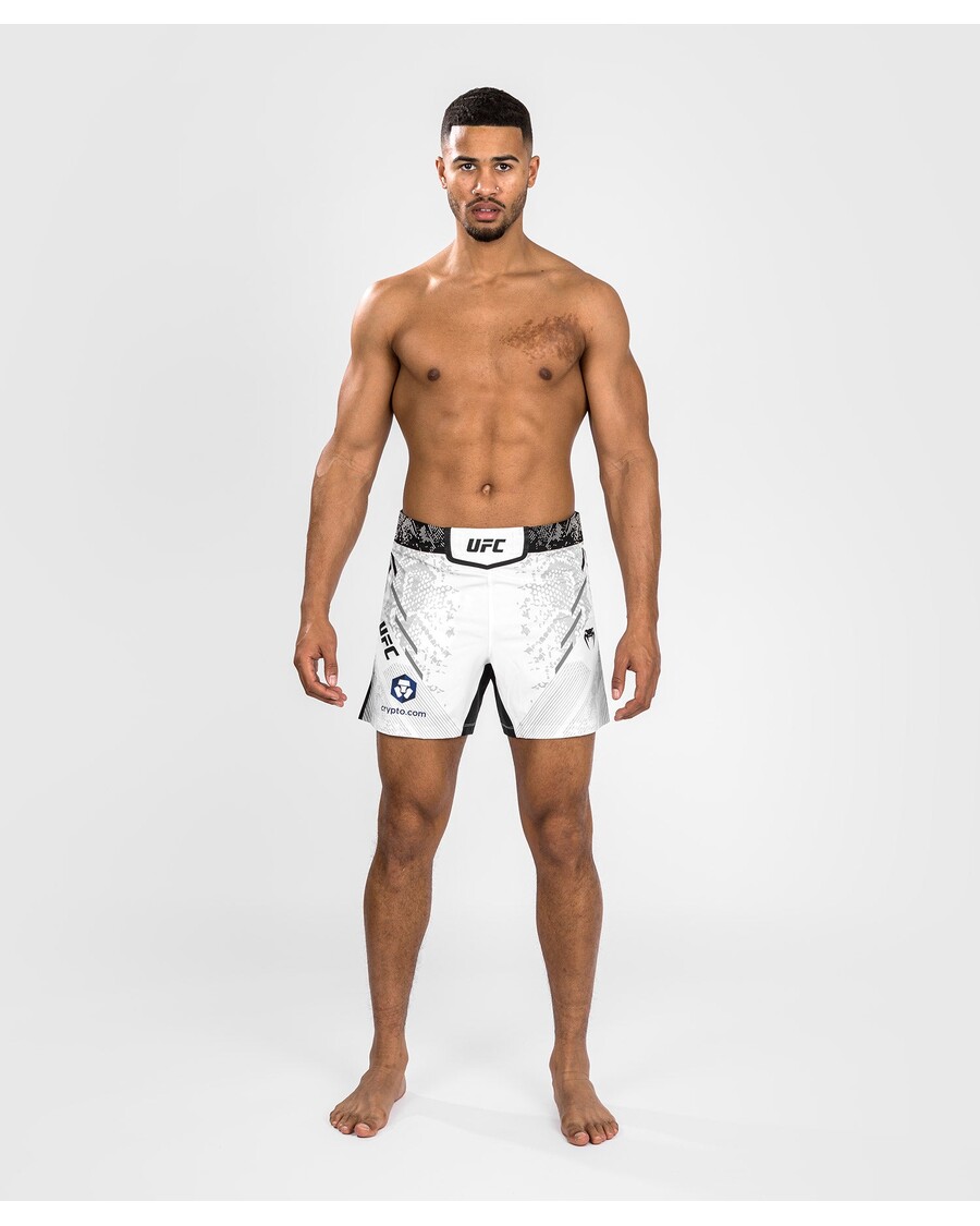 Ufc Adrenaline By Venum Autentsed Võitlusõhtud Meeste Võitluspüksid - Lühikesed Püksid - Valged