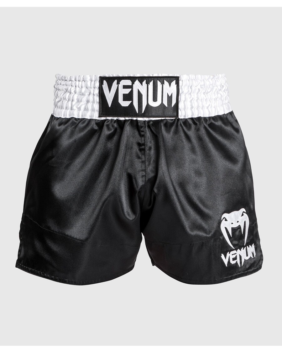 Venum Classic – Muay Thai Short Schwarz/weiß/weiß