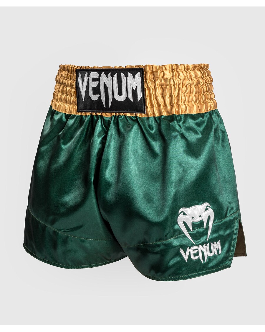 Venum Classic Muay Thaï īss - Zaļš/zelts/balts