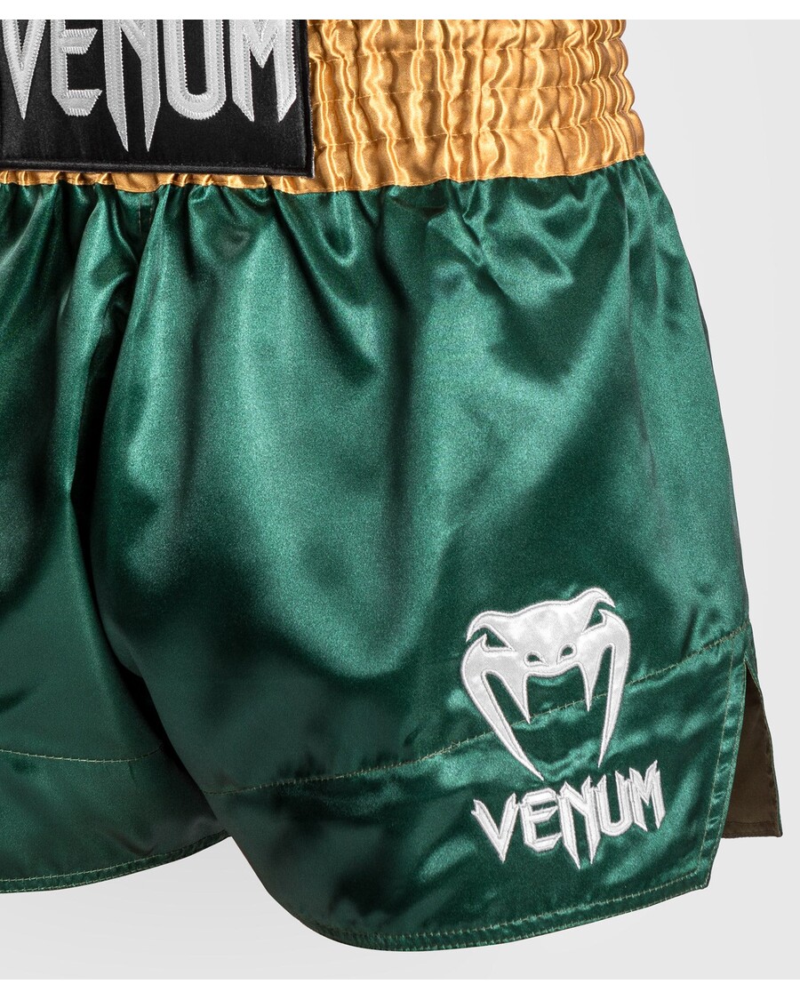 Venum Classic Muay Thaï īss - Zaļš/zelts/balts