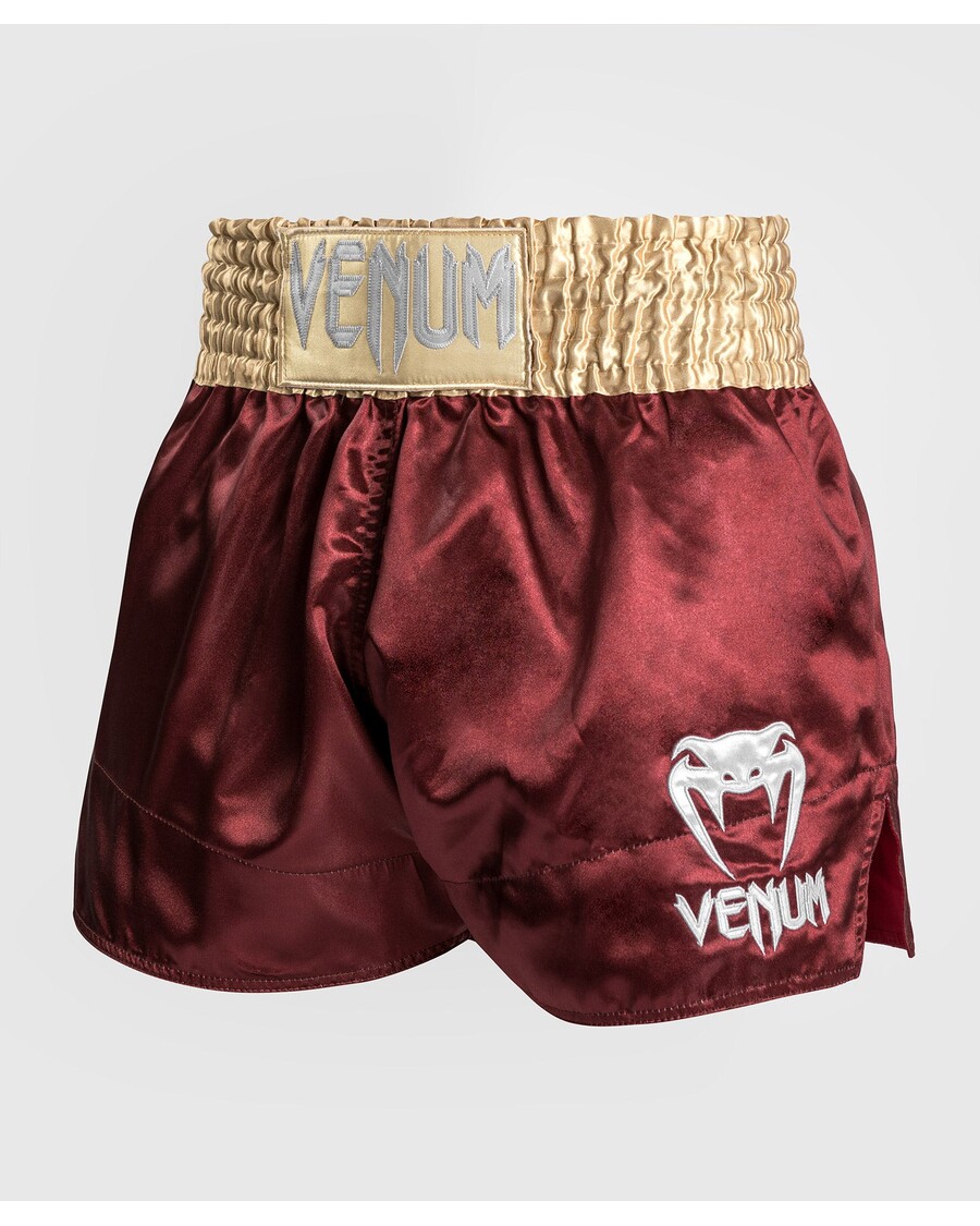 Venum Classic Muay Thaï Short - Bordo/zlato/belo