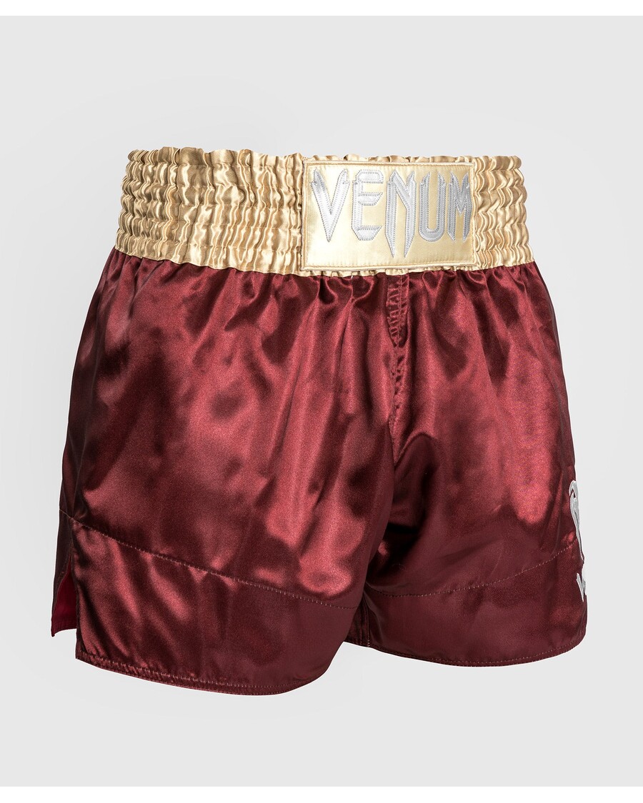 Venum Classic Muay Thaï Short - Bordo/zlato/belo
