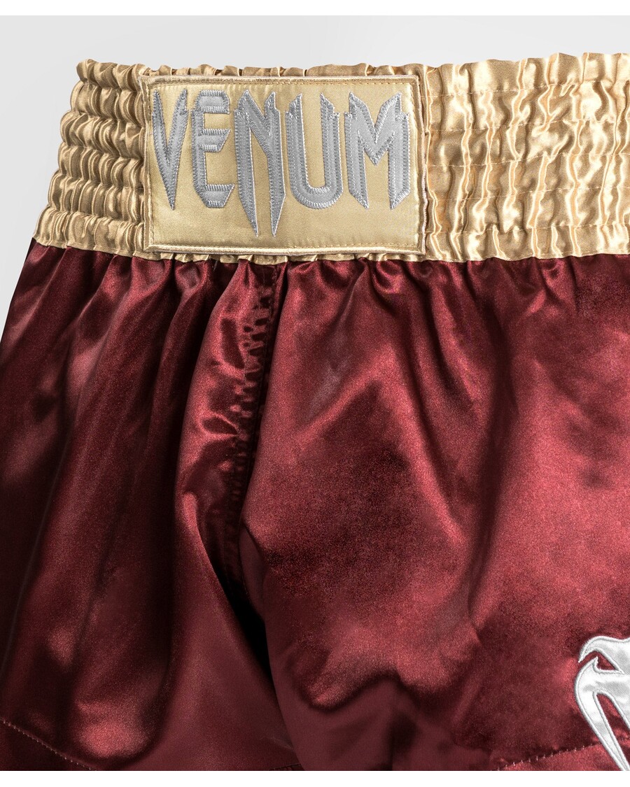 Venum Classic Muay Thaï Short - Bordo/zlato/belo