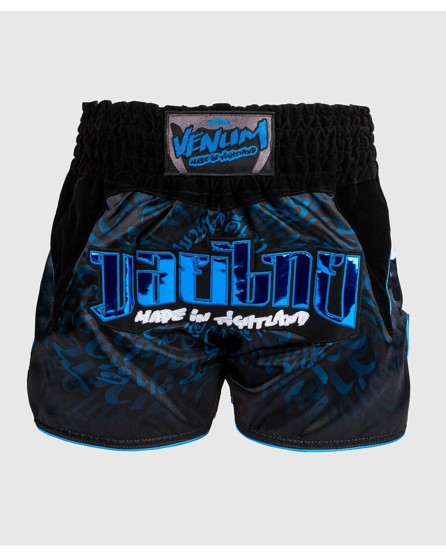 Venum Attack Muay Thai Shorts – Schwarz/Blau