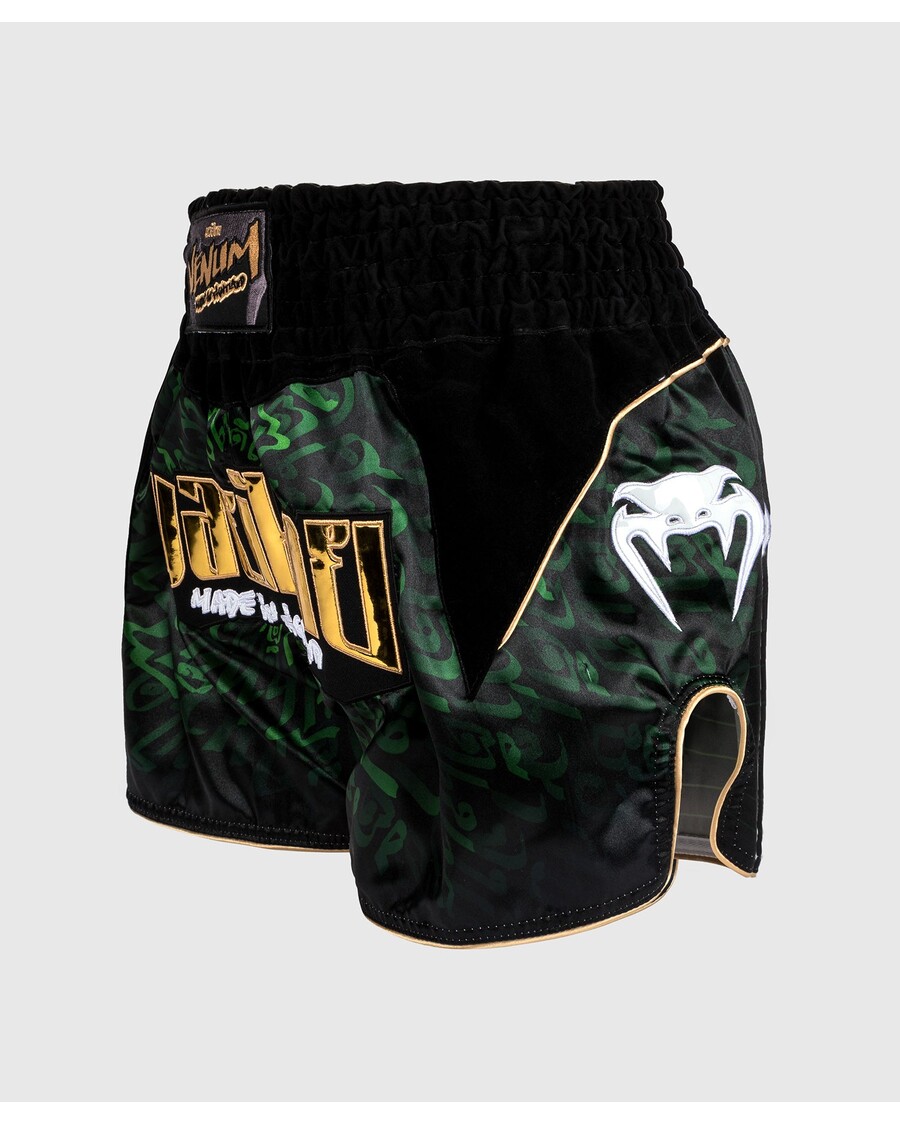 Venum Attack Muay Thaï Kratka - črna/zelena