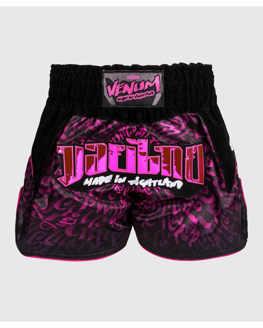 Venum Attack Muay Thai Short – Schwarz/Rosa