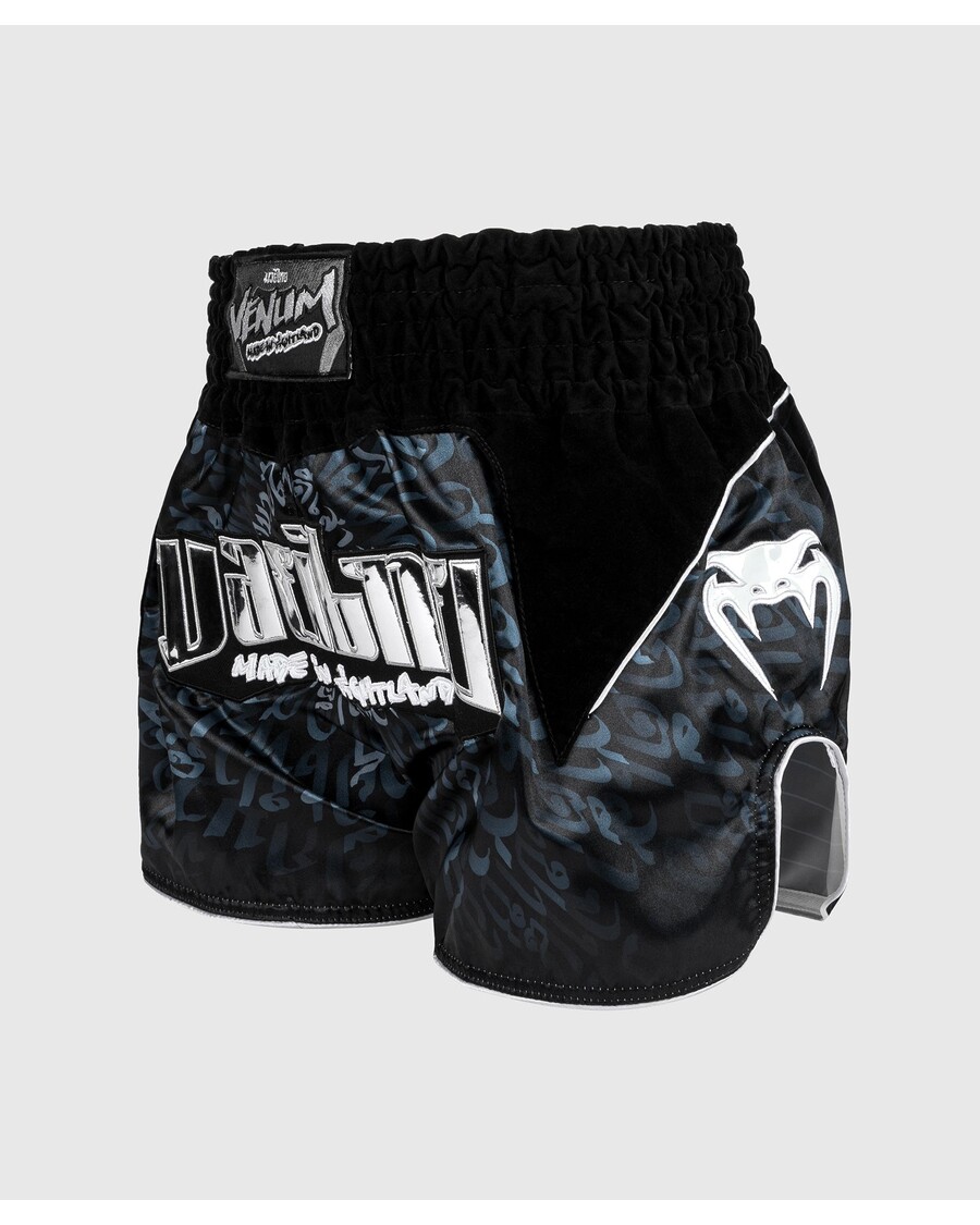 Venum アタック ムエタイ ショート - ブラック/シルバー