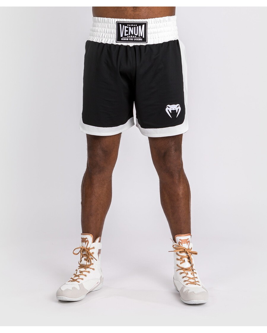 Venum Klassieke Boksshort - Zwart/wit