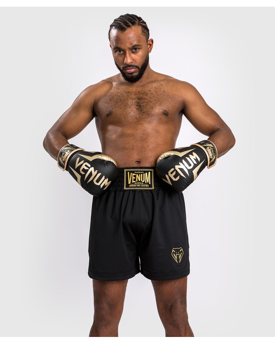 Venum Klassische Boxshorts – Schwarz/Gold