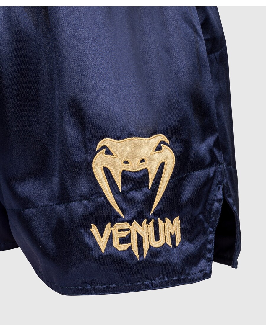Klasične Muay Thai Kratke Hlače Venum - Mornarsko Modre/zlate