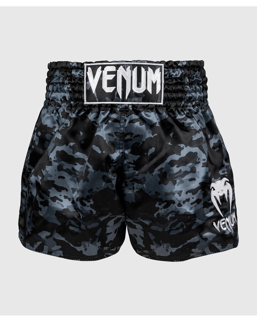 Venum Klassische Muay-Thai-Shorts – Dunkles Camo