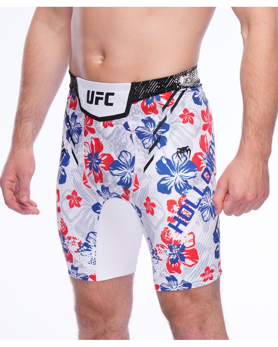 UFC Unrivaled by Venum Max Holloway Unisex Vale Tudo Short - White