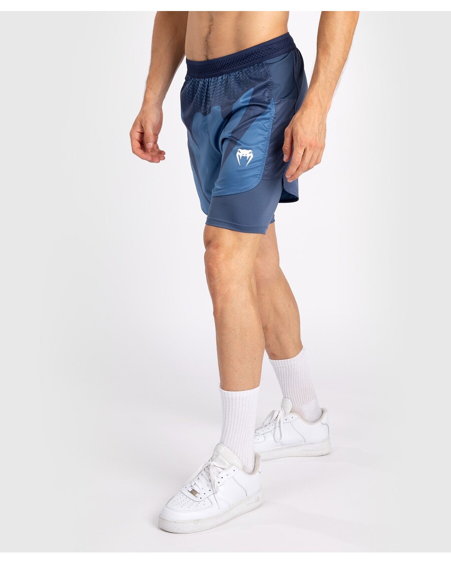 Venum Attack Men's Fight Shorts - Navy Blue