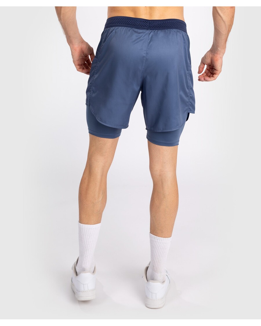Venum Attack Men's Fight Shorts - Navy Blue