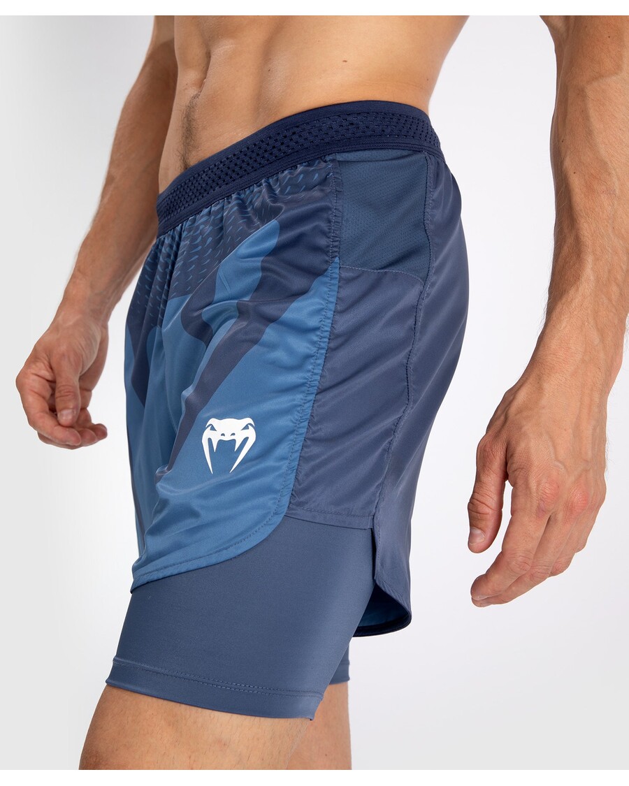 Venum Attack Men's Fight Shorts - Navy Blue