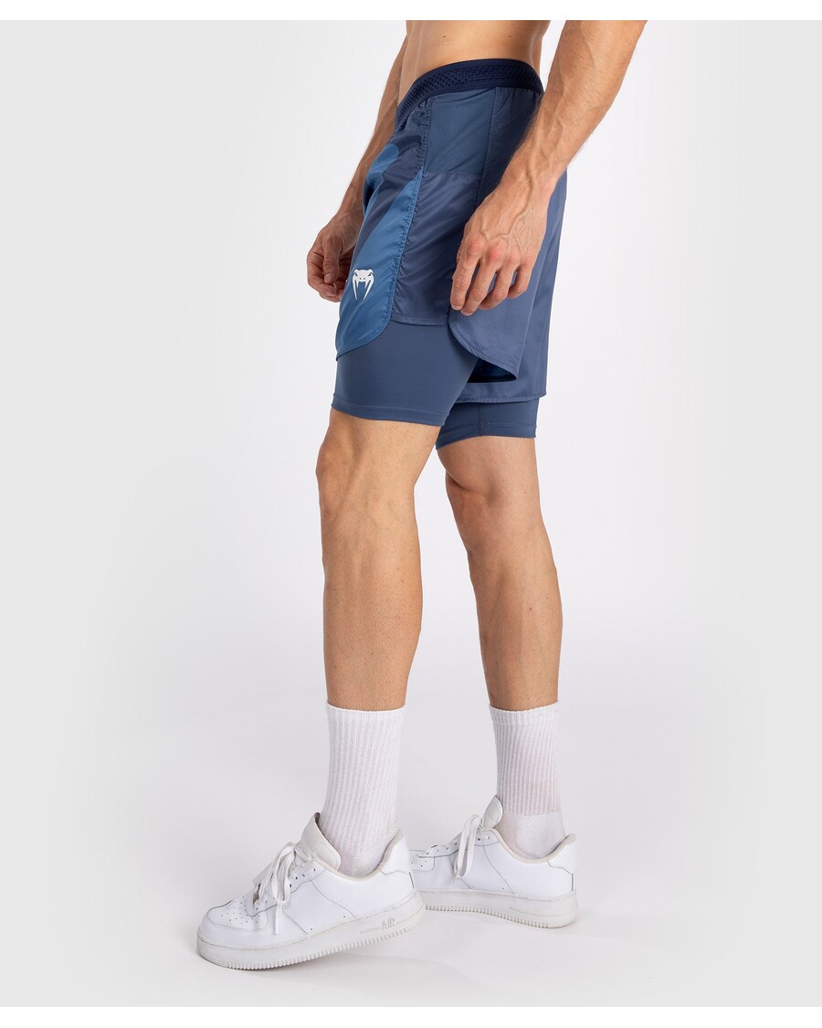 Venum Attack Men's Fight Shorts - Navy Blue