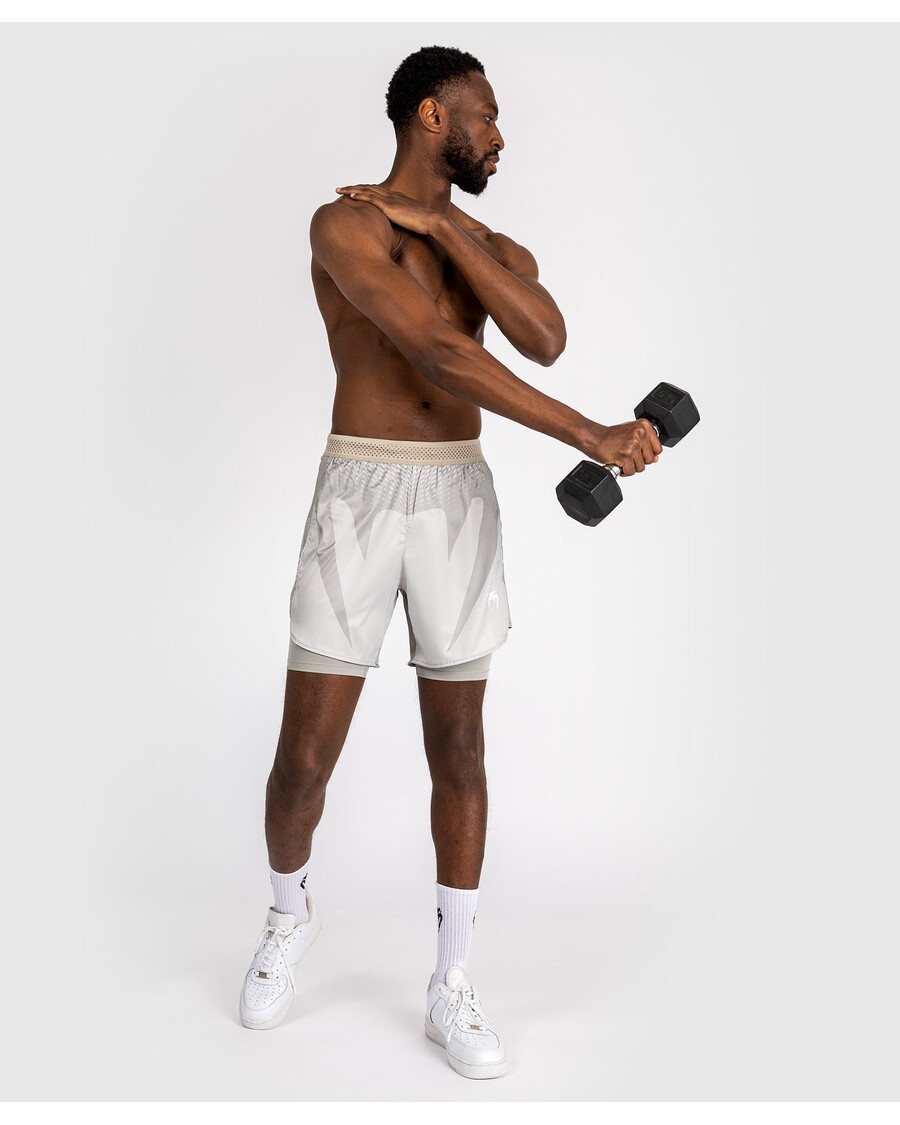 Pantaloncini Da Combattimento Da Uomo Venum Attack - Sabbia