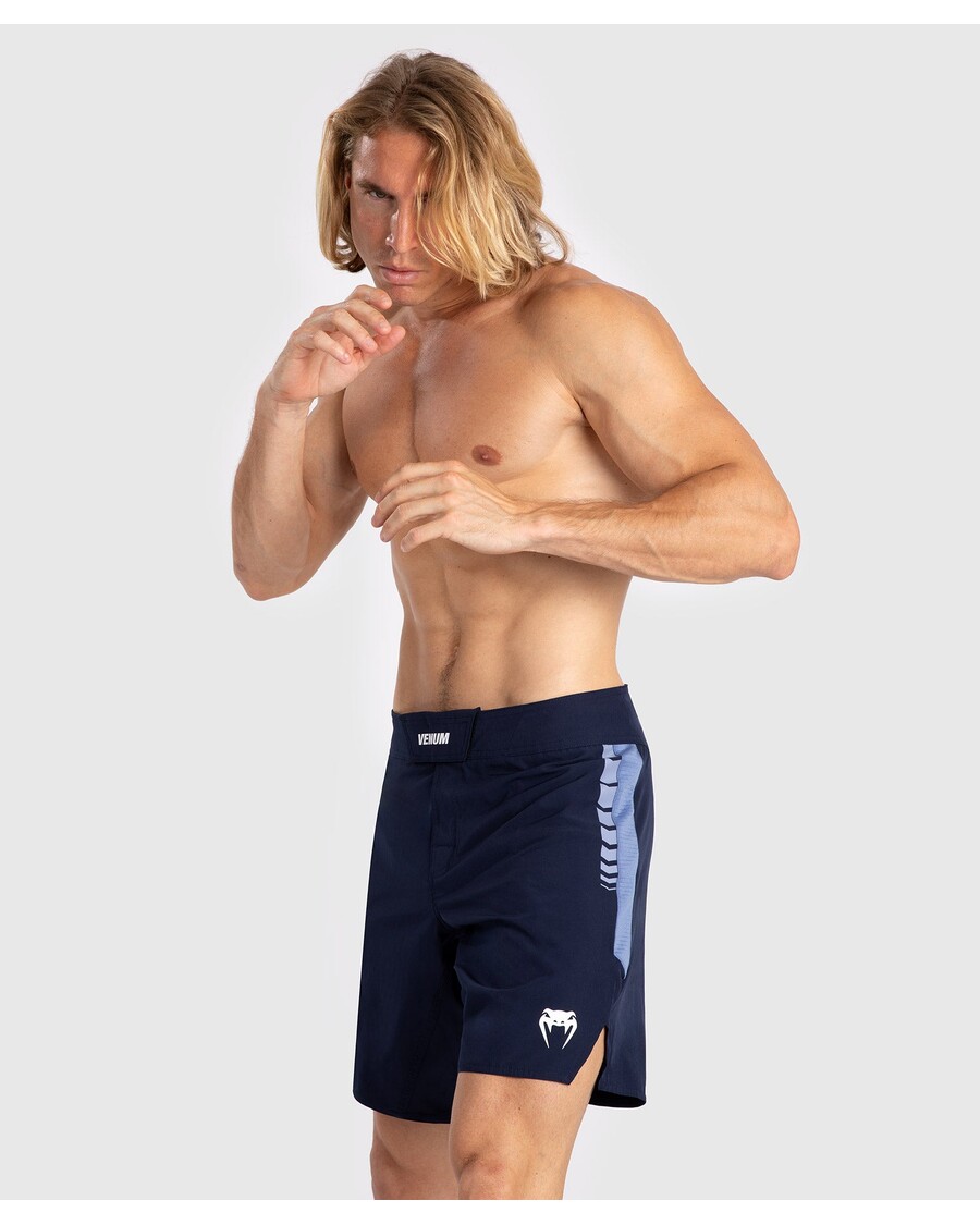 Venum Tempest Men's Fight Shorts - Navy Blue/Blue