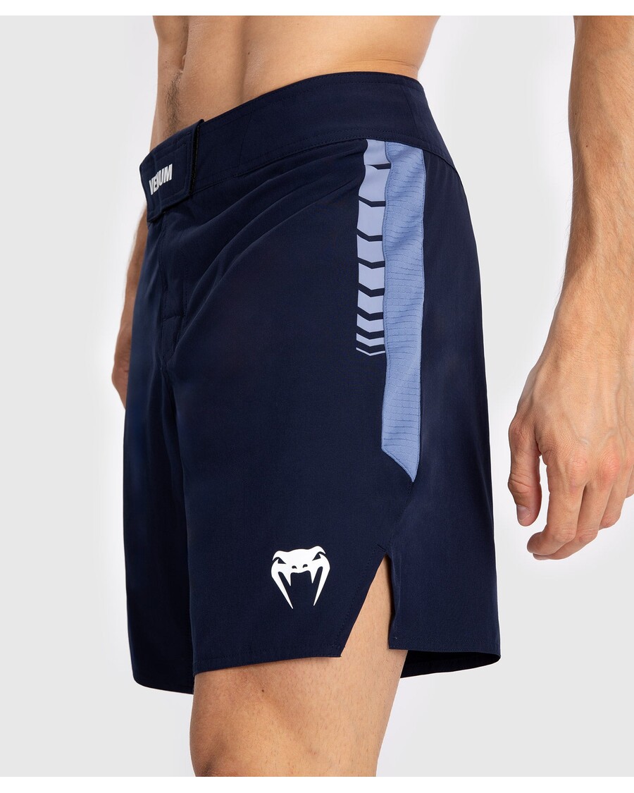 Venum Tempest Men's Fight Shorts - Navy Blue/Blue