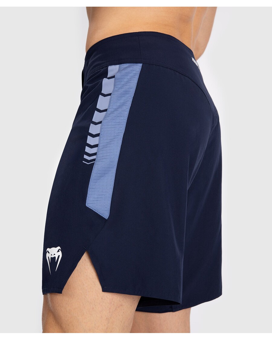 Venum Tempest Men's Fight Shorts - Navy Blue/Blue