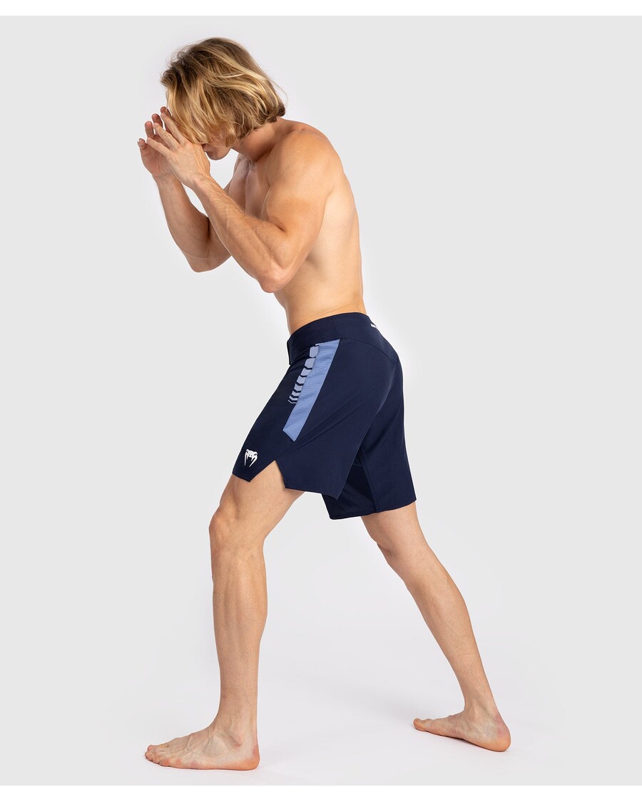 Venum Tempest Men's Fight Shorts - Navy Blue/Blue