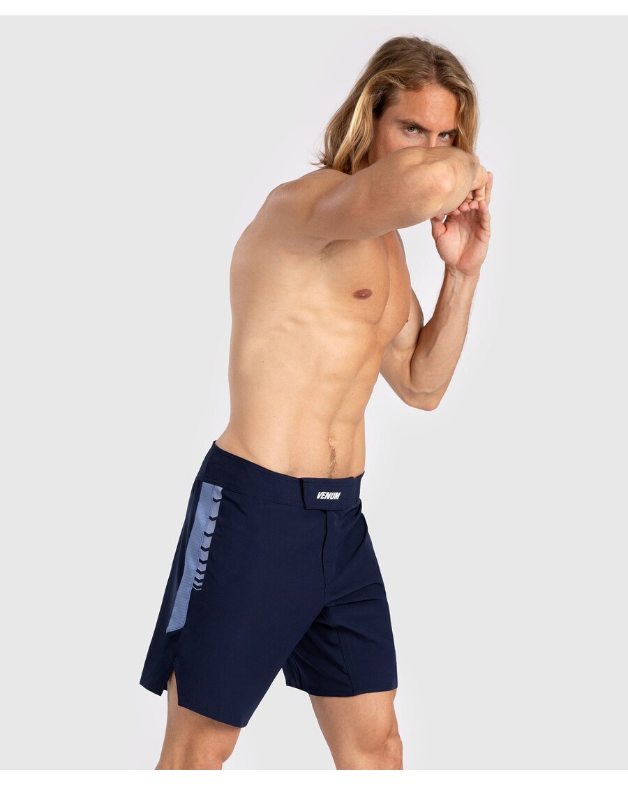 Venum Tempest Men's Fight Shorts - Navy Blue/Blue