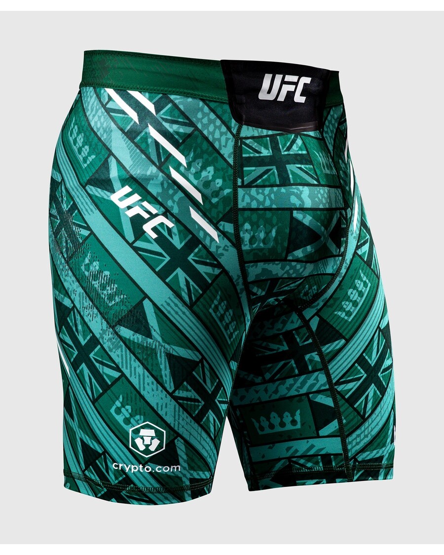 Ufc Ongeëvenaard Door Venum Leon Edwards Unisex Vale Tudo Short - Groen