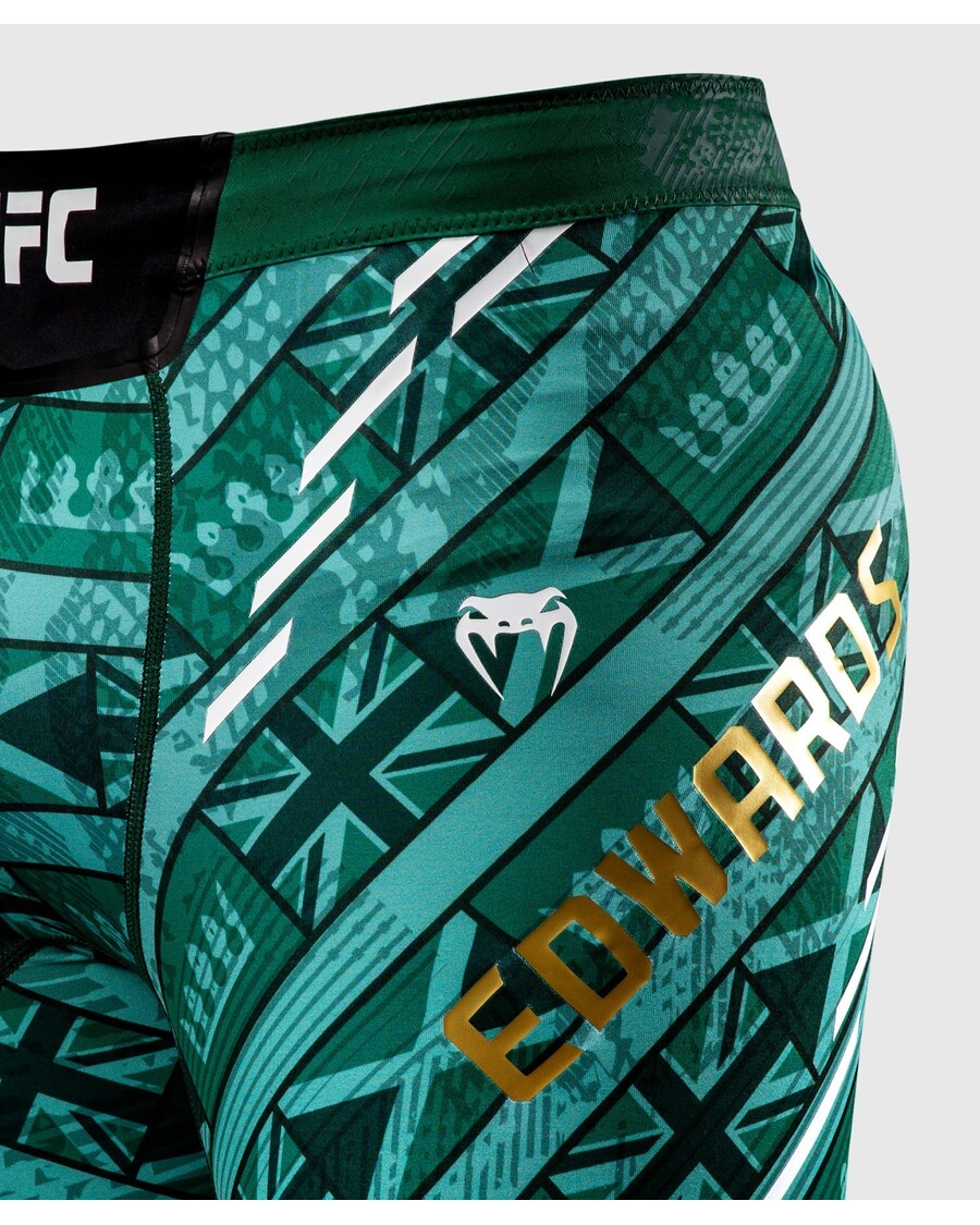 Ufc Ongeëvenaard Door Venum Leon Edwards Unisex Vale Tudo Short - Groen