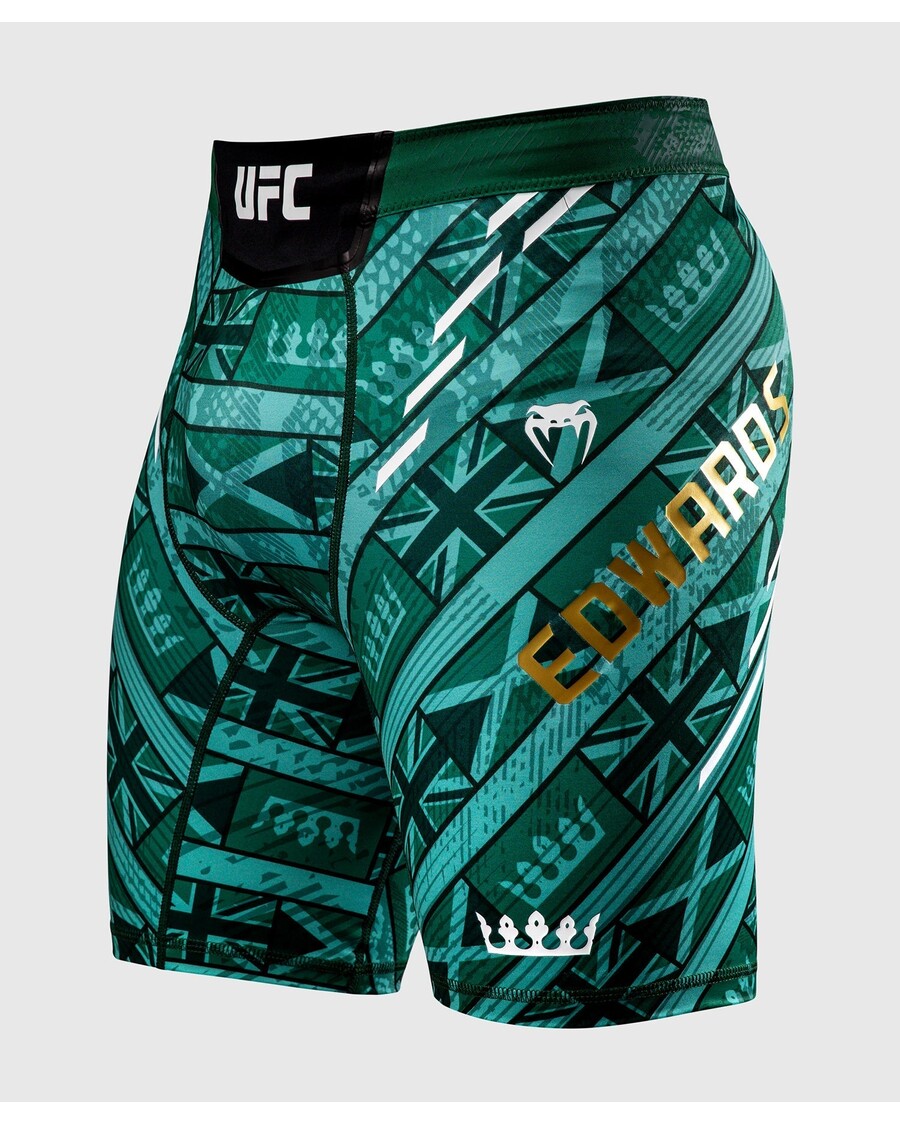 UFC Konkurrenzlos Von Venum Leon Edwards Unisex Vale Tudo Short – Grün