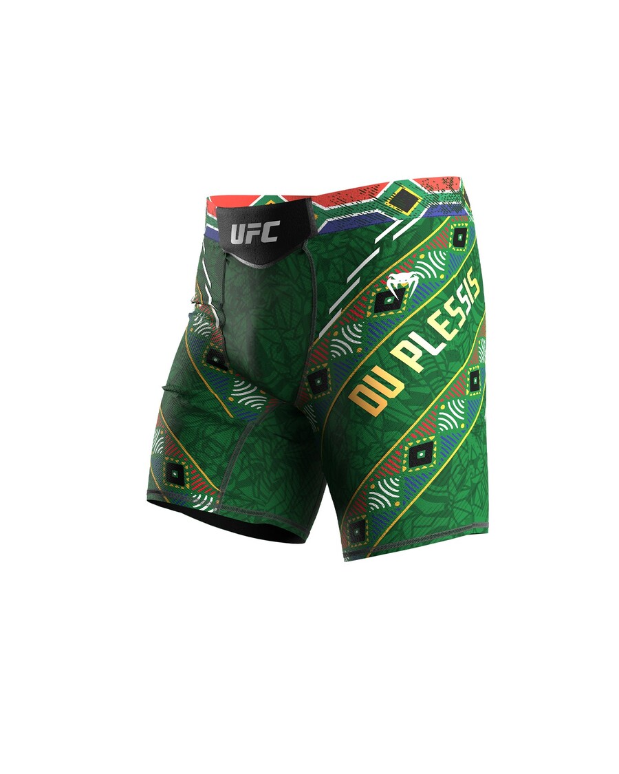 UFC Unrivaled by Venum Dricus Du Plessis Unisex Vale Tudo Short - Green