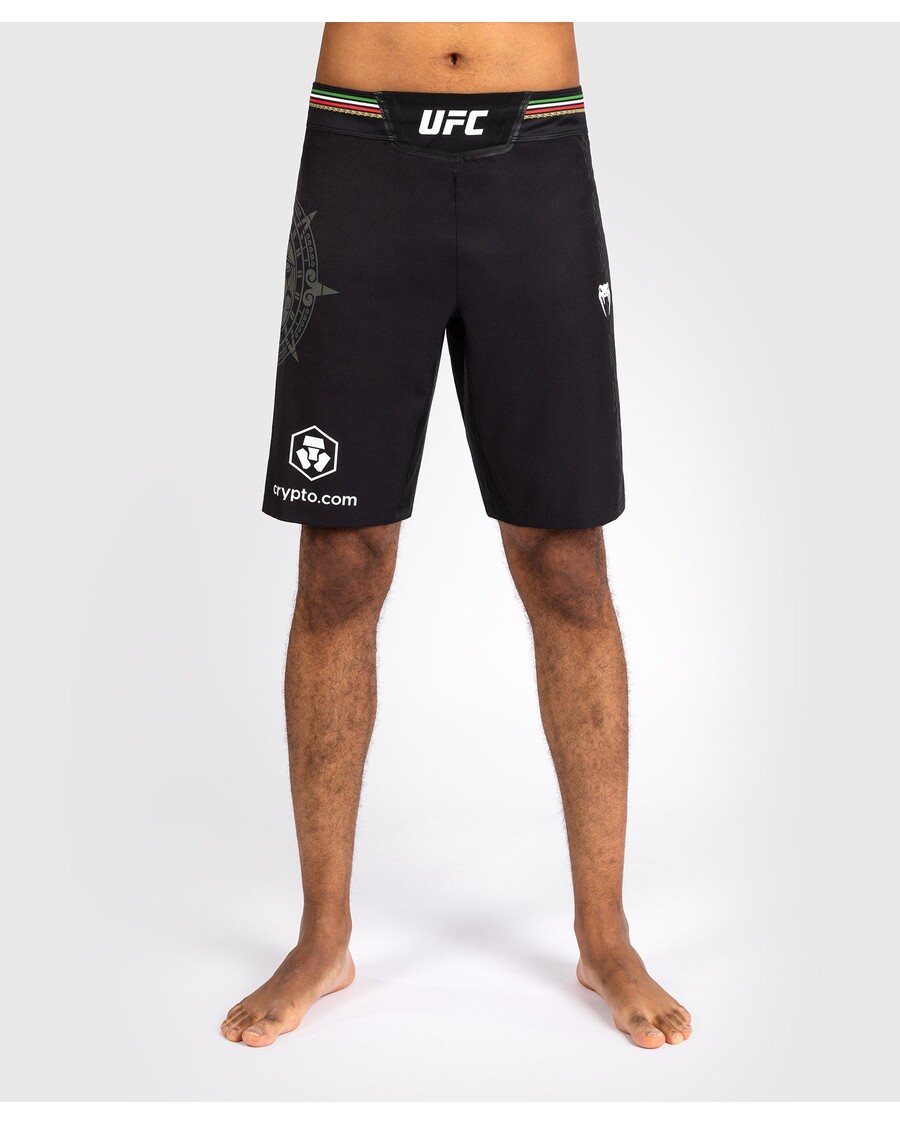 Noche UFC Von Venum Authentic Fight Night Herren-Kampfshorts – Lange Passform – Schwarz