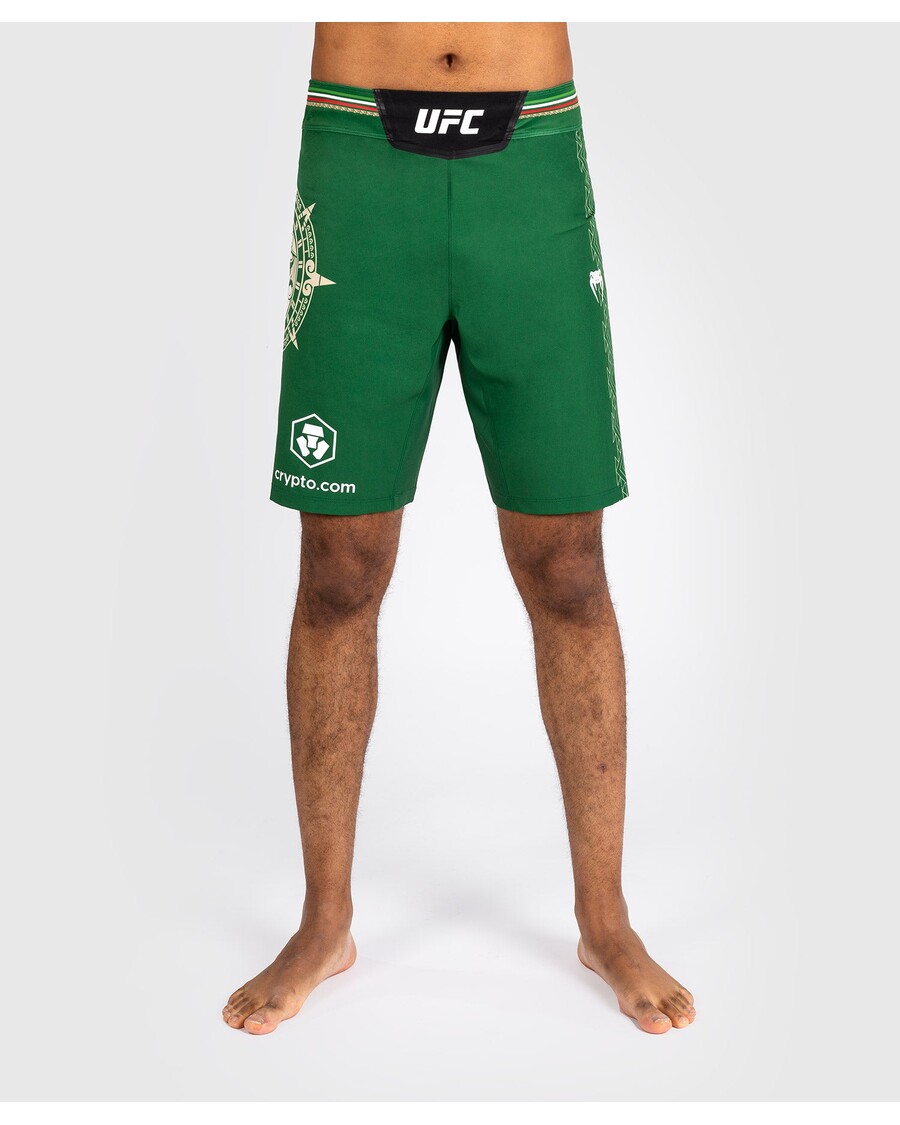 Noche UFC Von Venum Authentic Fight Night Herren-Kampfshorts – Lange Passform – Grün