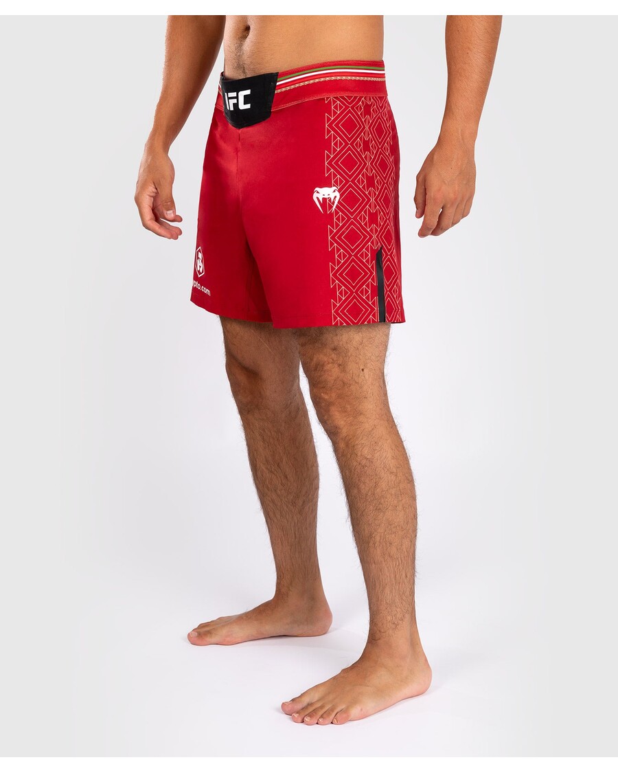 Noche Ufc By Venum Authentieke Fight Night Heren Fightshort - Korte Pasvorm - Rood