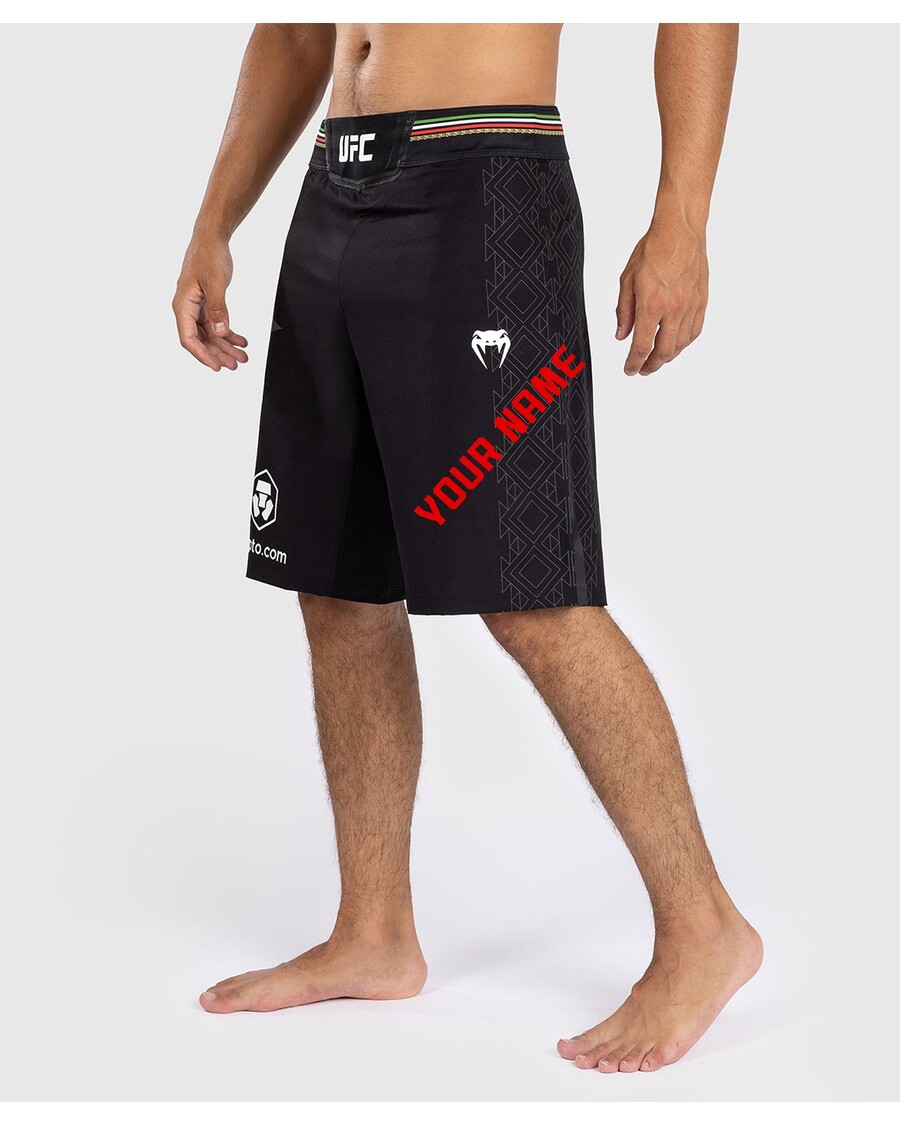 Ufc Noche Van Venum Gepersonaliseerde Authentieke Fight Night Herengevechtshort - Zwart