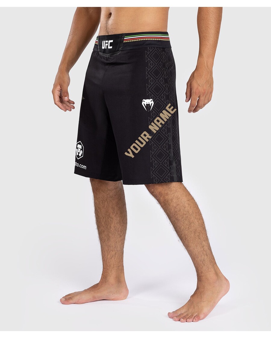 UFC Noche Von Venum Personalisierte Authentic Fight Night Herren-Kampfshorts – Schwarz