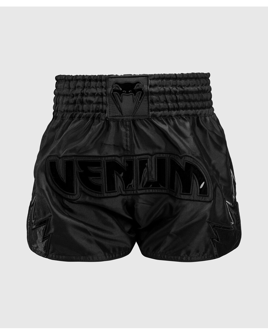 Venum Inferno Muay-Thai-Shorts – Schwarz/Schwarz