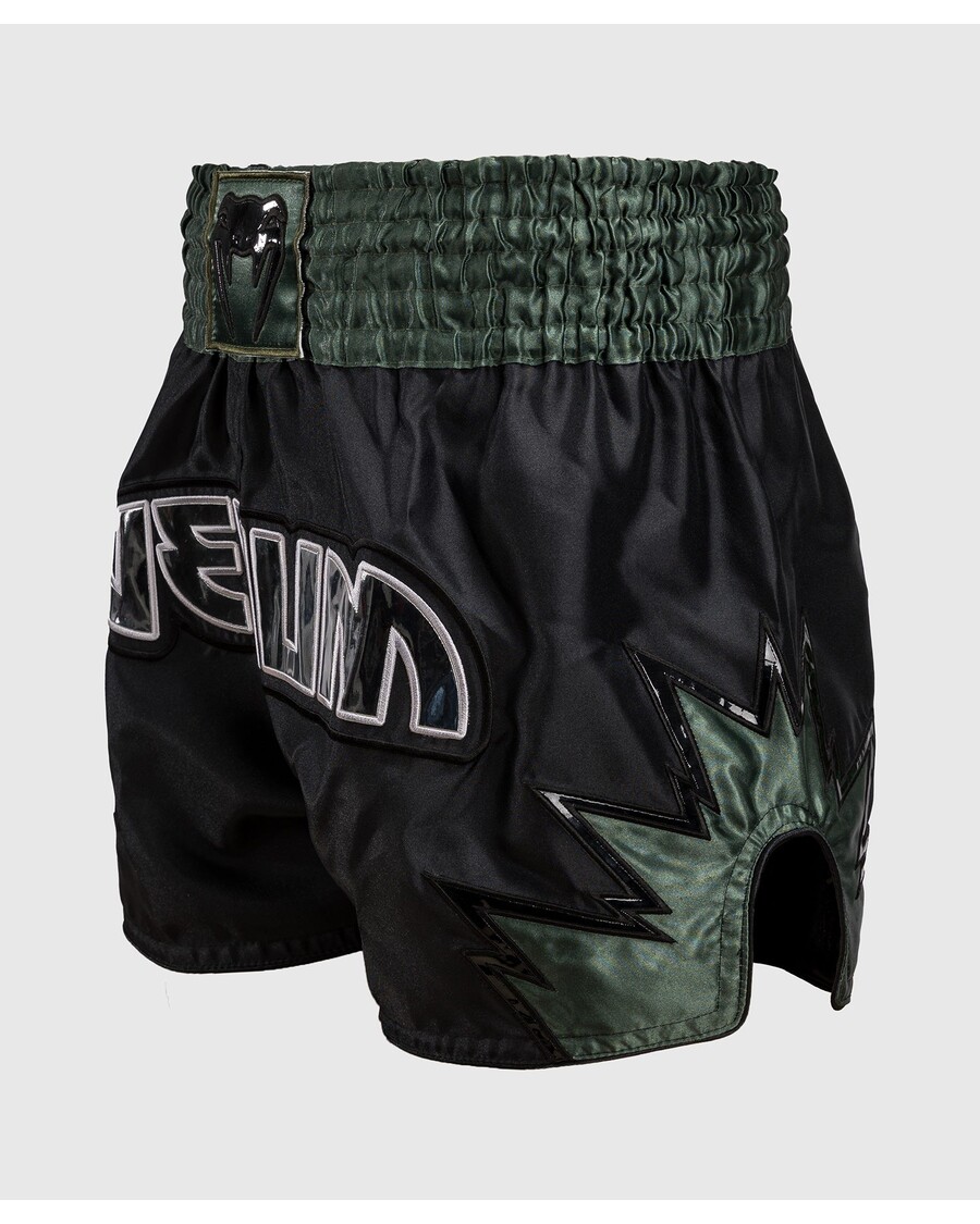 Kratke Hlače Za Muay Thai Venum Inferno - Temno črne/kaki