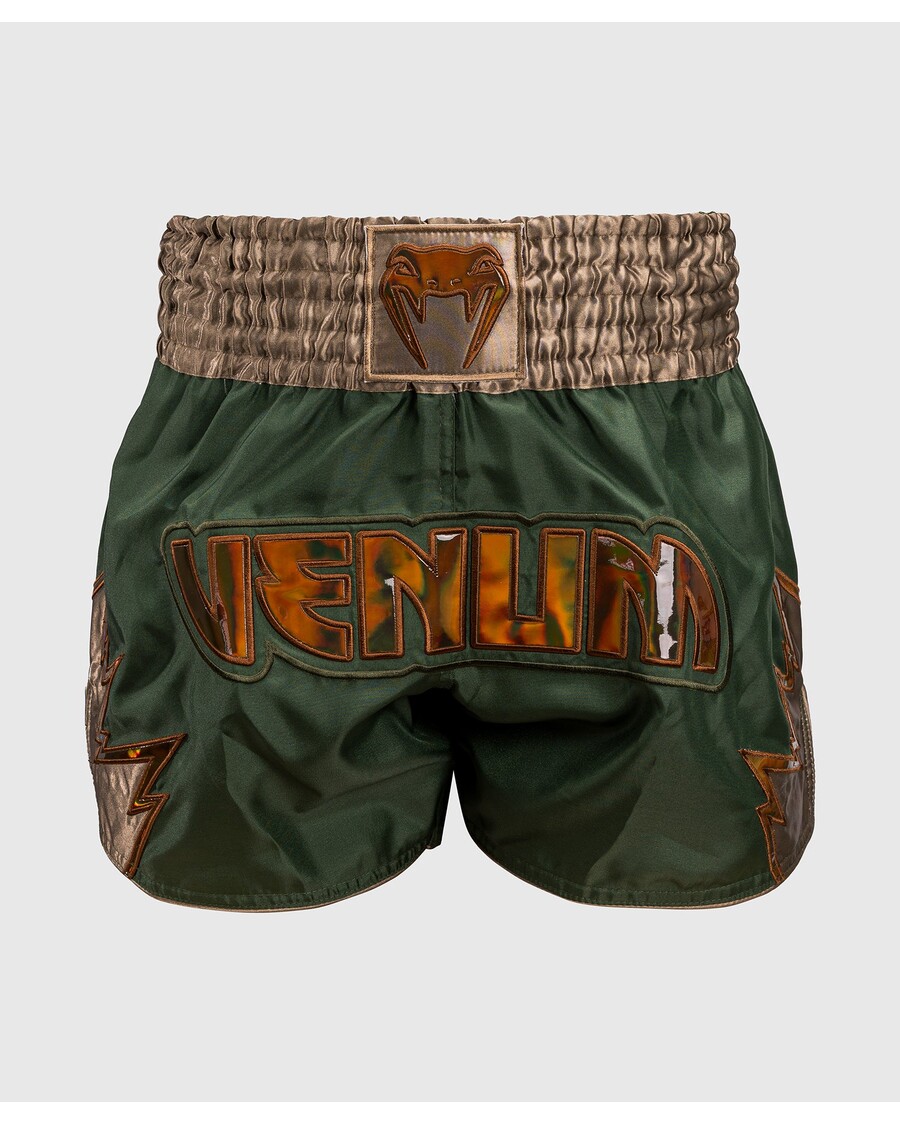 Venum Inferno Muay-Thai-Shorts – Khaki/Bronze