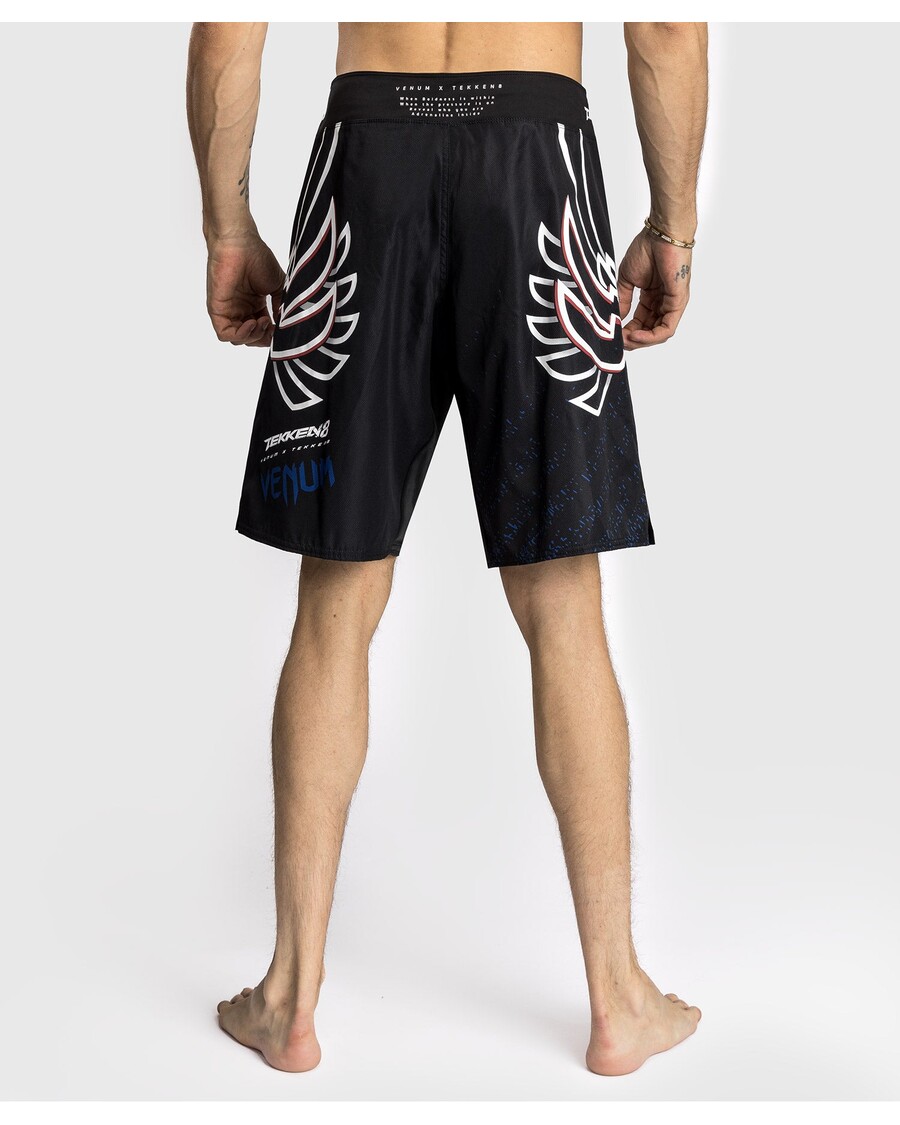 Venum X Tekken 8 - شورت قتال جين كازاما - أزرق/أسود/أبيض