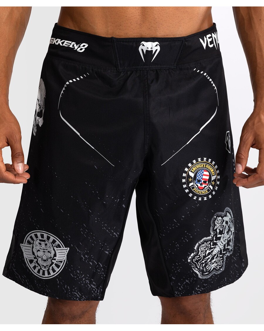 Venum X Tekken 8 - Kratke Hlače Paul Phoenix - črne