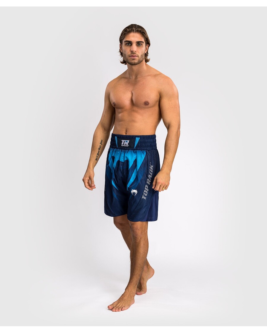 شورت الملاكمة الأصلي للرجال من Venum X Top Rank - أزرق داكن