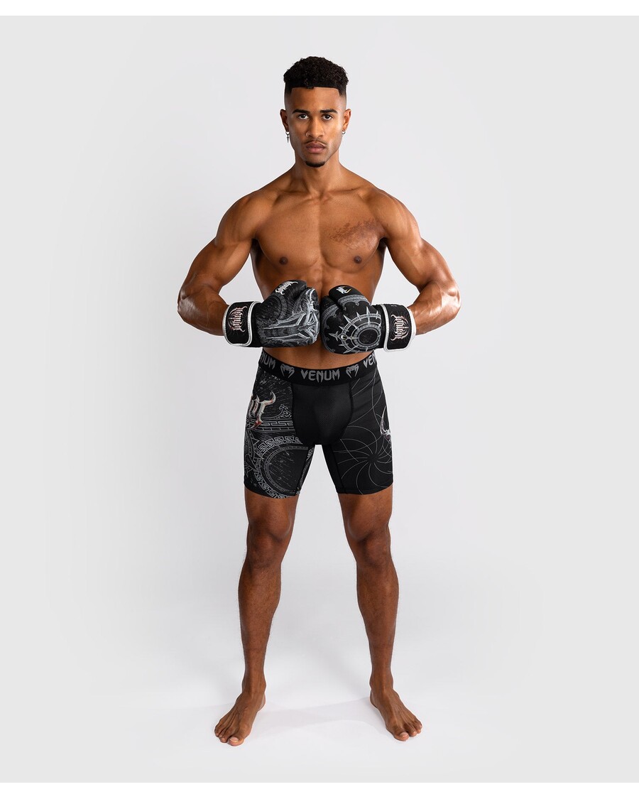 Venum Gladiator 5.0 Pánské Vale Tudo šortky - černo/stříbrné