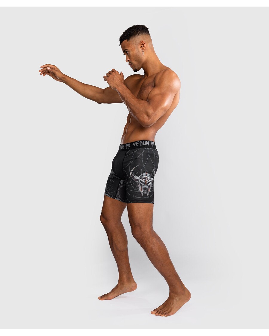 Venum Gladiator 5.0 Pánské Vale Tudo šortky - černo/stříbrné