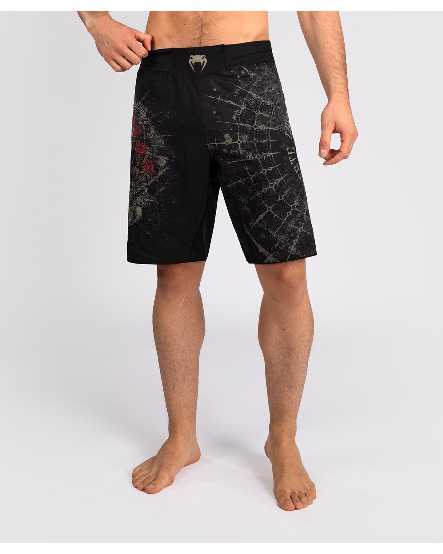Venum Santa Muerte 5.0 Herren-Kampfshorts – Tiefschwarz/Gold