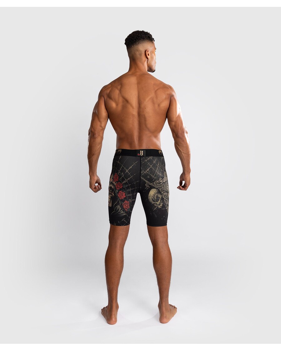 Venum Santa Muerte 5.0 メンズ ヴァーレ トゥード ショーツ - ディープ ブラック/ゴールド