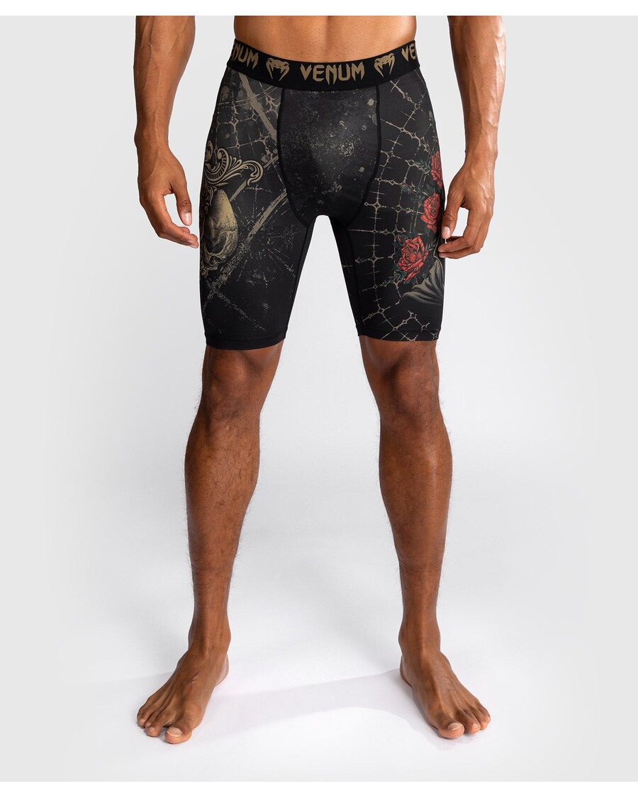 Venum Santa Muerte 5.0 Vale Tudo Shorts Für Herren – Tiefschwarz/gold