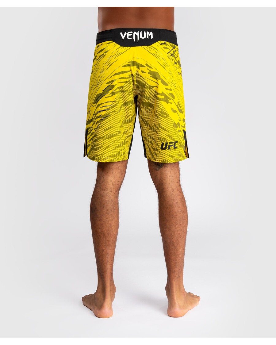 Ufc Fusion By Venum Gepersonaliseerde Authentieke Fight Night Heren Fight Korte - Lange Pasvorm - Geel
