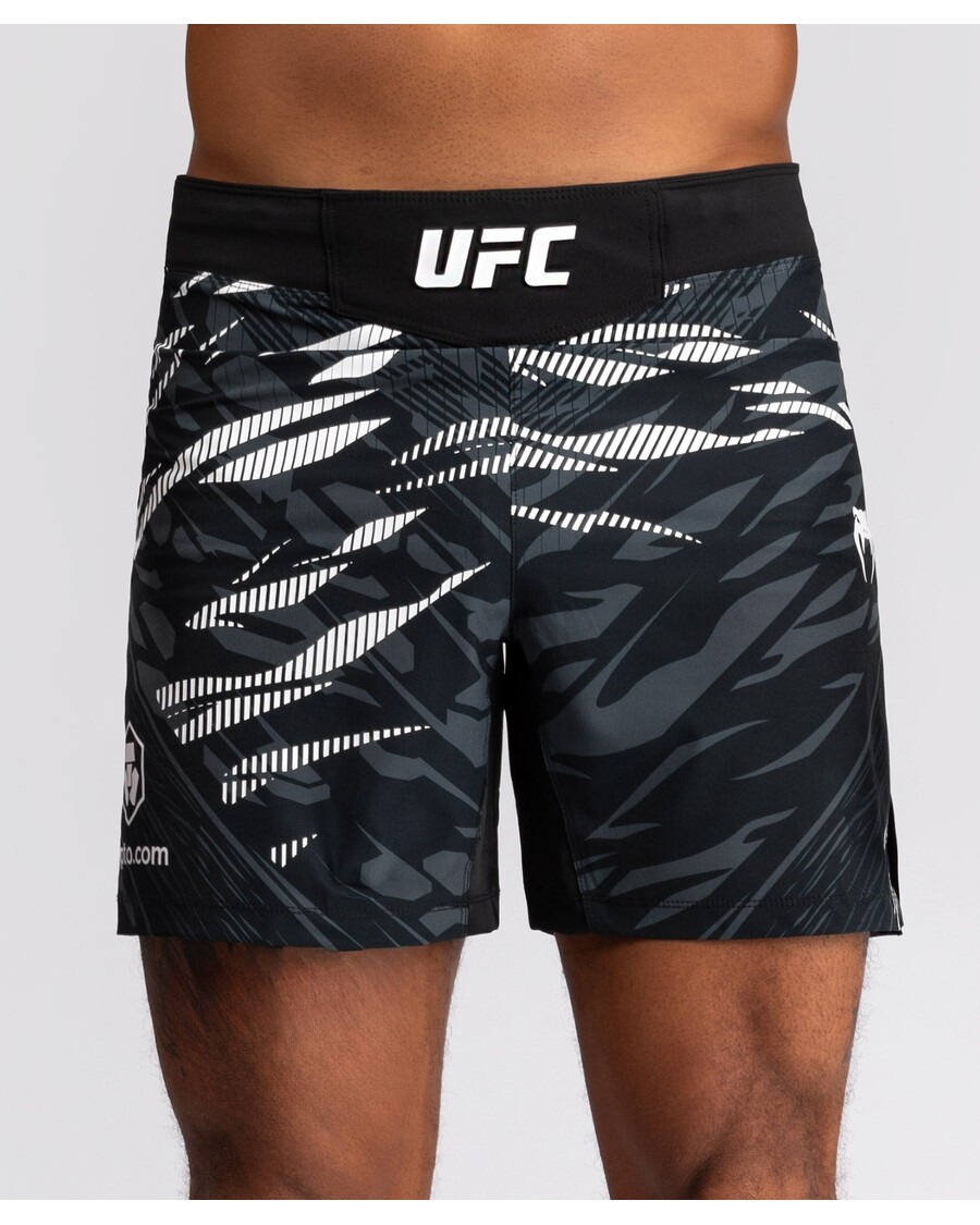 Ufc Fusion By Venum Gepersonaliseerde Authentieke Fight Night Heren Fight Short - Korte Pasvorm - Zwart