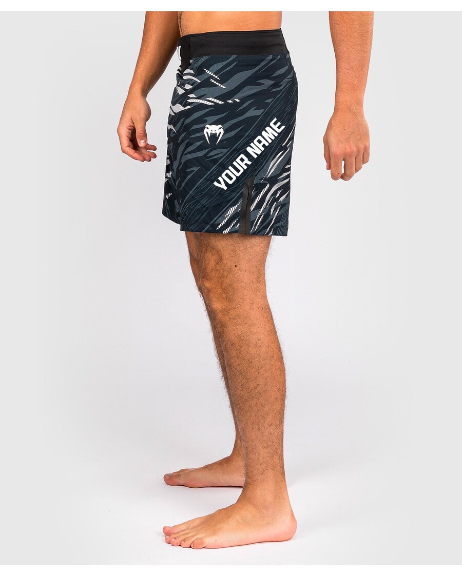 UFC Fusion Von Venum Personalisierte Authentic Fight Night Herren-Kampfshorts – Kurze Passform – Schwarz